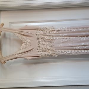 Handmade silk & rayon BEAUTIFUL dress and shawl